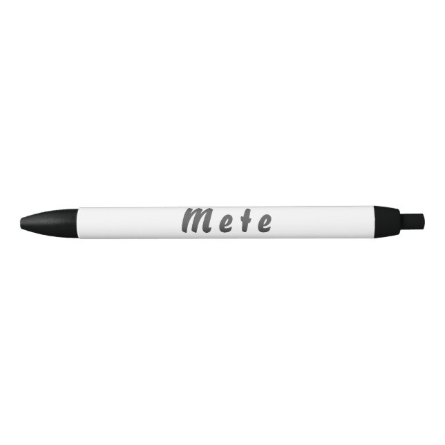 Mete Kugelschreiber Black Ink Pen (Front)