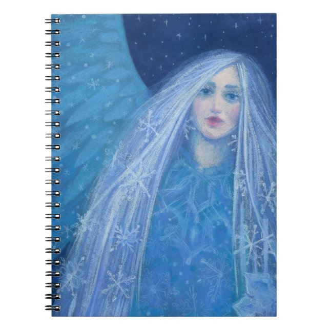 Metelitsa Snow Girl Snegurochka Christmas Angel Notebook (Front)