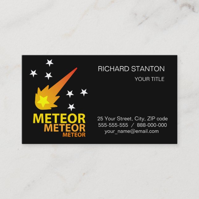 Meteor Business Card (Front)