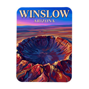Meteor Crater USA Magnet