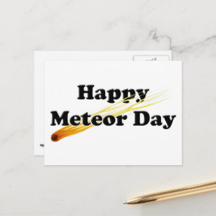 Meteor Day Postcard