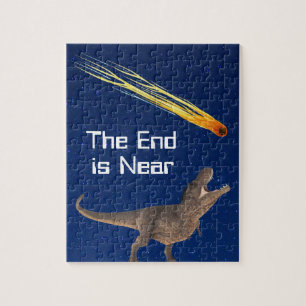 Meteor Dinosaur End Is Near Disaster Jigsaw Puzzle