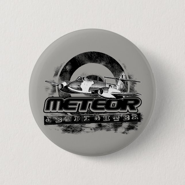 Meteor Pinback Button Button (Front)