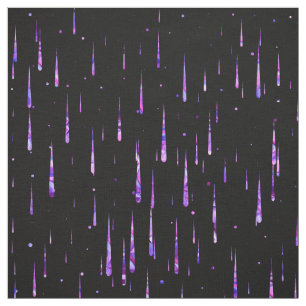 Meteor rain - purple fabric