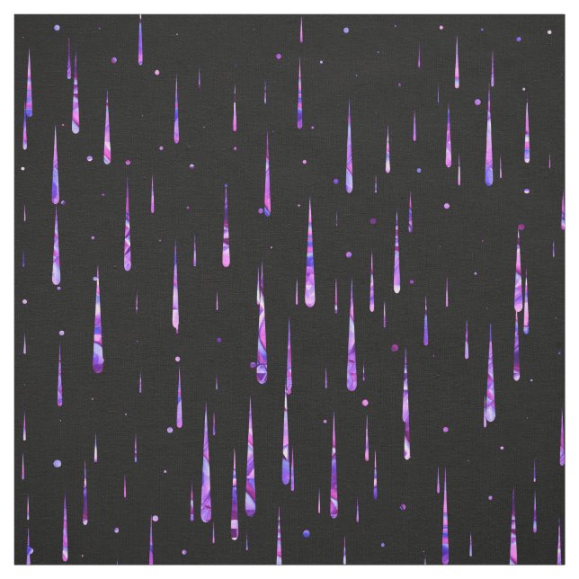 Meteor rain - purple fabric (Swatch)