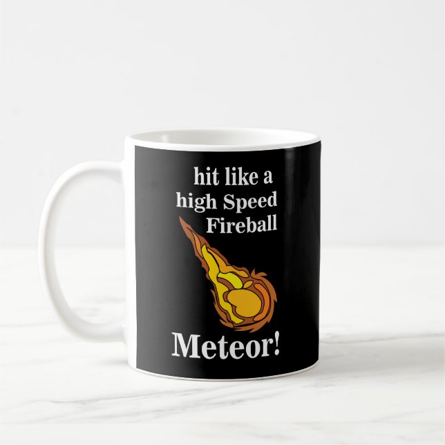 Meteor Shooting Star Fireball Meteor Coffee Mug (Left)