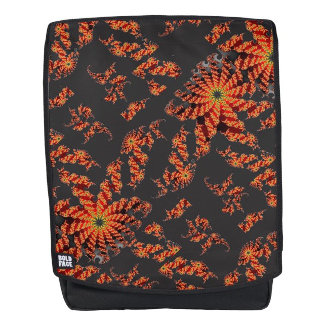 Meteor Shower Fractal Cosmic Backpack (Front)