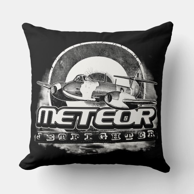Meteor Throw Pillow Throw Pillow (Front)