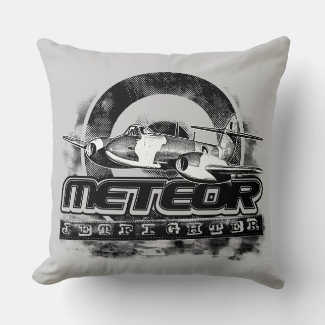 Meteor Throw Pillow Throw Pillow (Front)