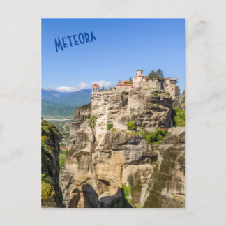 Meteora Monasteries Postcard – Greece Travel 