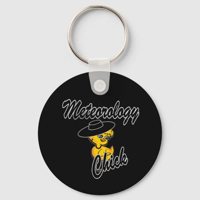 Meteorology Chick #4 Key Ring (Front)