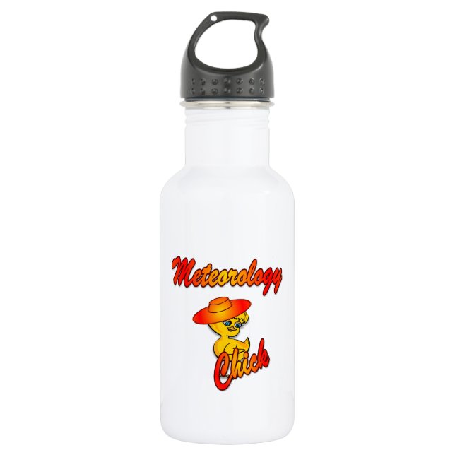Meteorology Chick #5 532 Ml Water Bottle (Front)