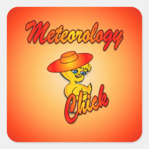 Meteorology Chick #5 Sticker