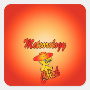 Meteorology Chick #5 Sticker