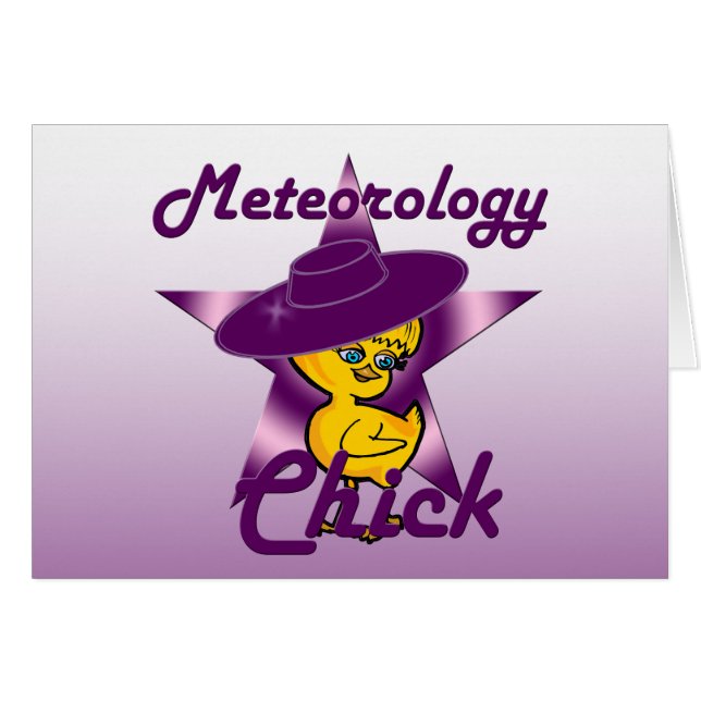 Meteorology Chick #9 (Front Horizontal)