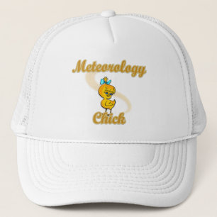 Meteorology Chick Trucker Hat
