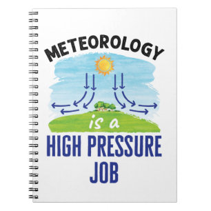 Meteorology Is a High Pressure Job Weatherperson Notebook