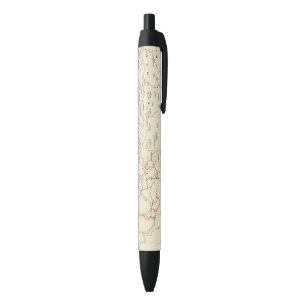 meterological stations throughout Central Europe Black Ink Pen