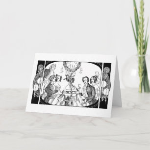 Methinks Your Head's on Fire, M'Lady Holiday Card
