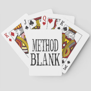 Method Blank Strip Poker Cards
