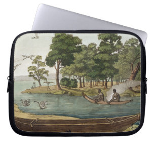 Method of Navigation in New Holland, engraved by F Laptop Sleeve
