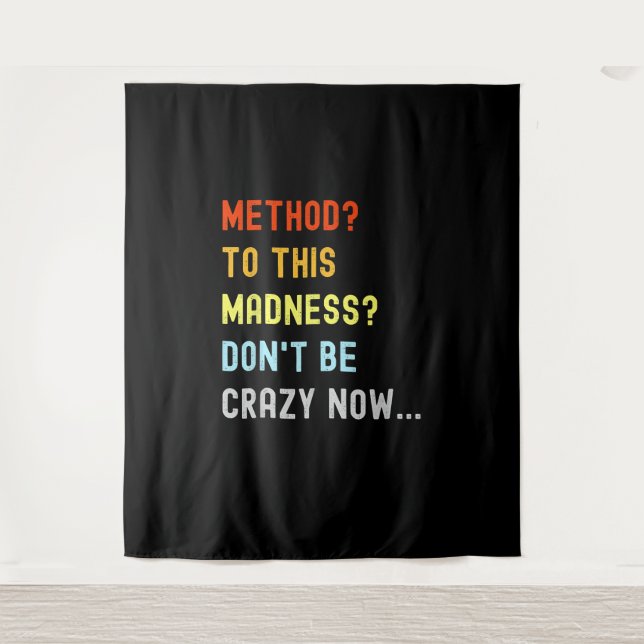 Method To Madness Engineer Mechanic Coder Tapestry (Front)