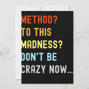 Method To Madness Engineer Mechanic Coder Thank You Card