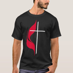 Methodist Flag  Christian Methodists Protestant Te T-Shirt