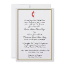 Methodist Military Wedding