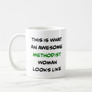 methodist woman, awesome coffee mug