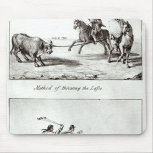 Methods of Throwing the Lasso and the Bolas Mouse Pad