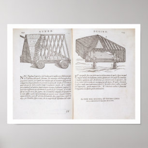 Methods of transporting pre-fabricated roofs to th poster