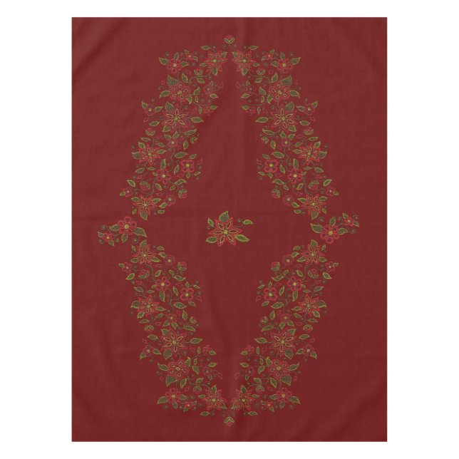 Metis Art Tablecloth Native Beading Dining Decor (Front)