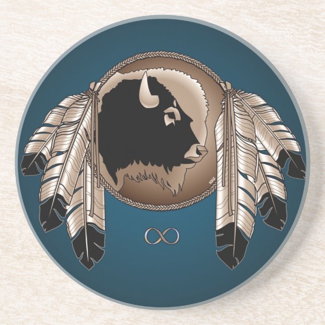 Metis Coasters First Nations Pride Wildlife Gifts (Front)