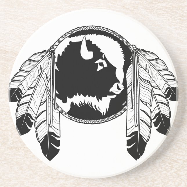 Metis Coasters First Nations Pride Wildlife Gifts (Front)