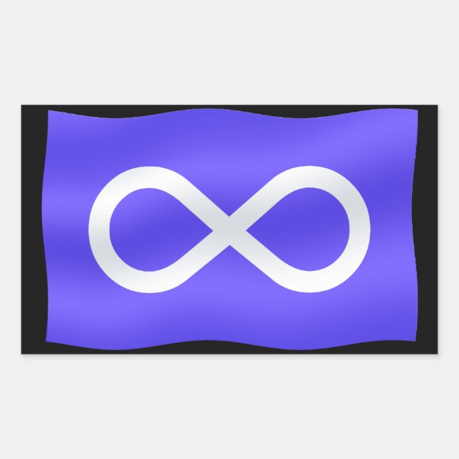Metis Flag Art Stickers First Nations Art Stickers (Front)
