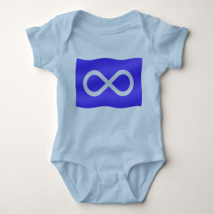 Metis Flag Baby T-shirt First Nation Baby Shirt