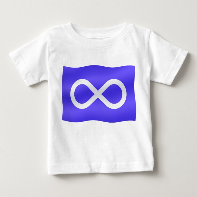 Metis Flag Baby T-shirt First Nation Toddler Shirt (Front)
