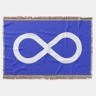 Metis Flag  Blanket First Nations Throw Blankets