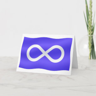 Metis Flag Card Personalised First Nations Card