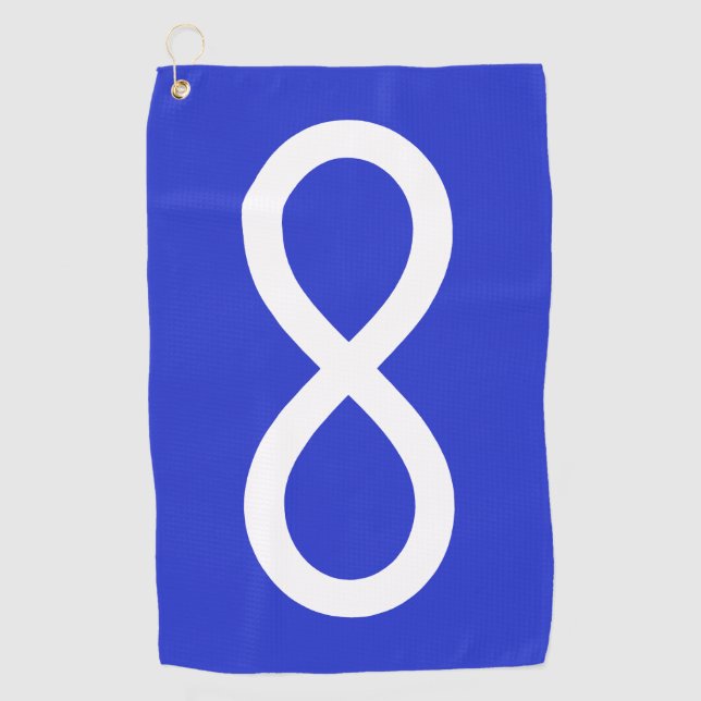 Metis Flag, Métis flag  Golf Towel (Front)