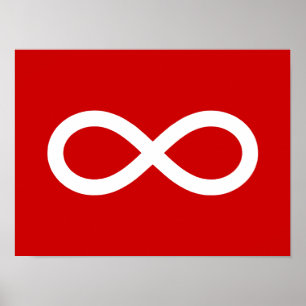 Metis Flag, Métis flag Poster