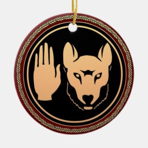 Metis Flag Ornament Personalised Tribal Decoration