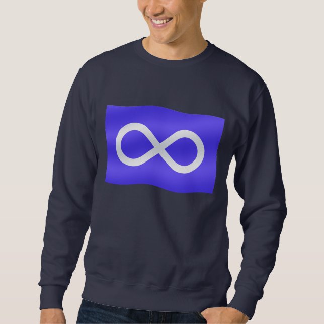 Metis Flag Sweatshirt Metis Flag Shirts Metis Tops (Front)