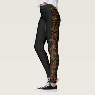 Metis Leggings Native Beading Art Leggings