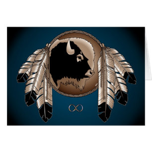 Metis Nation Card First Nations Wildlife Art Card