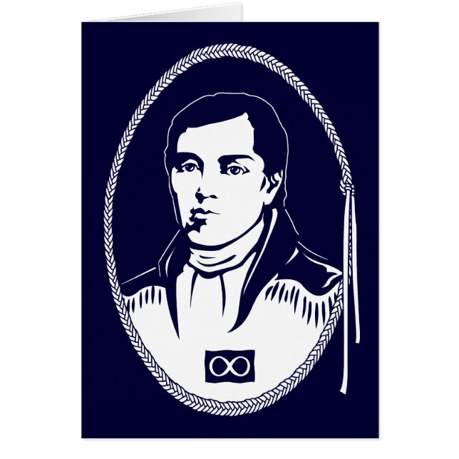 Metis Pride Cards Personalised Cuthbert Grant Card (Front)