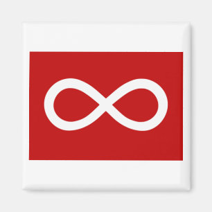 Métis Red Flag Magnet