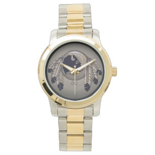 Metis Watch First Nations Buffalo Art Wrist Watch