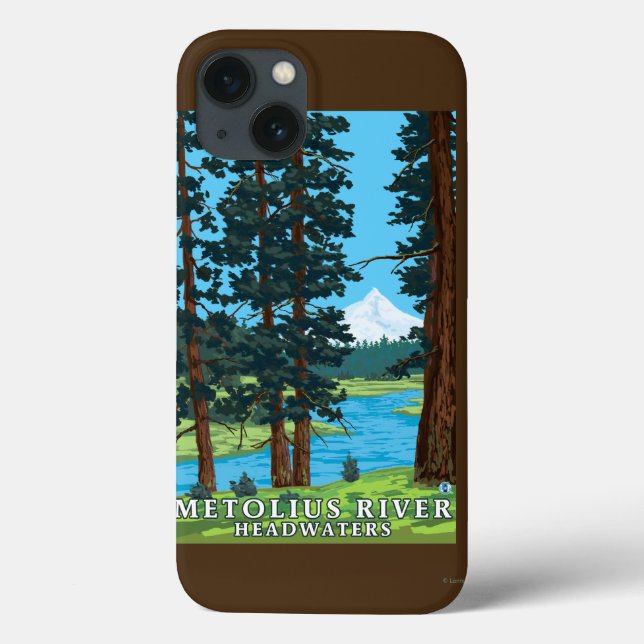 Metolius River Headwaters, Oregon Case-Mate iPhone Case (Back)